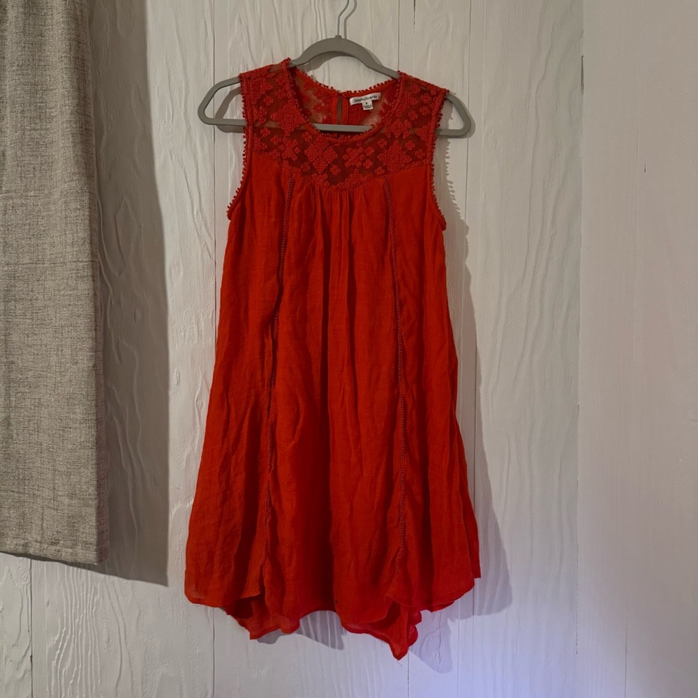 Sleeveless Red Dress